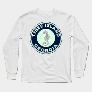 Tybee Island Georgia Savannah Beach Long Sleeve T-Shirt